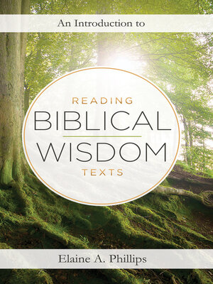 cover image of An Introduction to Reading Biblical Wisdom Texts